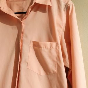 peach foxcroft button up